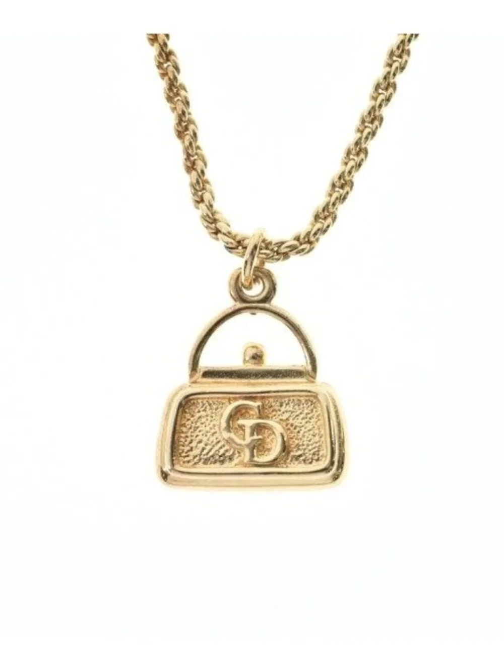 ★SOLD★ Dior Necklace Gold - Picture 3 of 5
